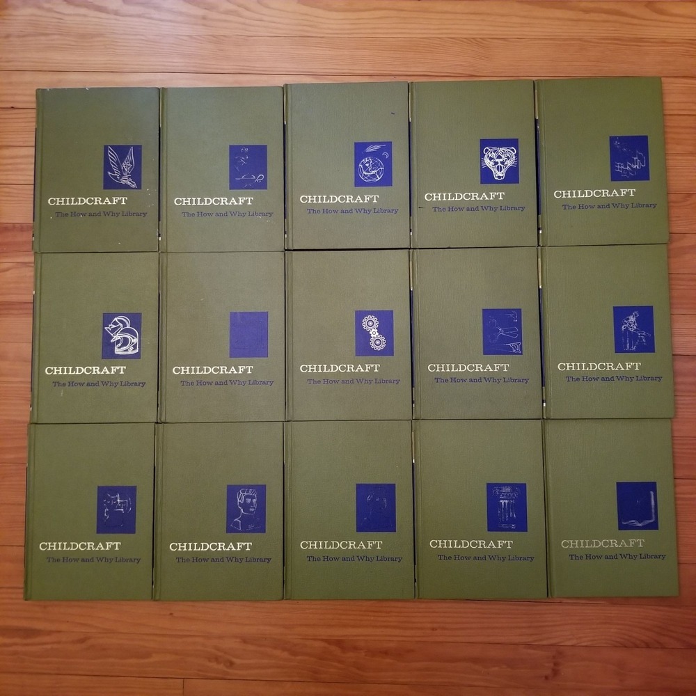 1970 Childcraft‎ 15 Book Set Homeschool Teacher Summer Reading Educational